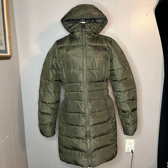 The North Face 550 Women’s Green Puffer Coat Jacket ( Small ) - Picture 1 of 8